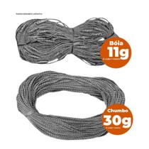 Kit 50m Tralha boia 11gr + Tralha Chumbo 40gr King Redinha Kit 50m Tralha boia 11gr + Tralha Chumbo 40gr King Redinha