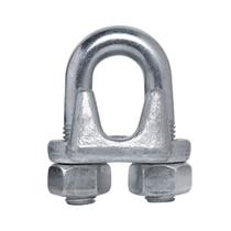 Kit 50PC Grampo Clips Presilha Para Cabo de Aço M8 5/16 Carbografite