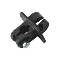 Kit 50PC Isolador Para Barra 3/8 Preta - Fuzil