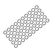 Kit 50un Anel Oring 10,82X1,78mm Compatível com Lavadora Karcher HD585 Black 9.301-034.0