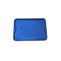 Kit 50un Bandeja Plástica Resistente Para Lanches Self Service Fast Food Restaurante