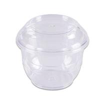 Kit 50un Pote Mix Redondo 180ml Prafesta Cristal Leve 5pct