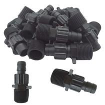 Kit 50und Conector Inicial Rosca 3/4" x Rosca 16mm Irrigação Conexão Rápida p/ Mangueira Irrigação