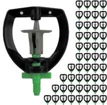 Kit 50Und Microaspersor Bailarina Mf2 86 LPH p/ Irrigação-Eficiente Prático