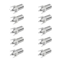 Kit 50x Conector F Fêmea Rosca 180 para Placa PCI Soldável