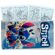 Kit 50x Stitch Cards Para Colorir Pacote Com 4 Unidades - Coloring Card Kit 50x Stitch Cards Para Colorir Pacote Com 4 Unidades - Coloring Card