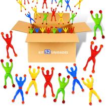 Kit 52 Boneco Ninja Gruda Na Parede De Brinquedo Infantil