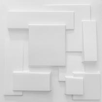 Kit 52 Placas PVC Autoadesivas Branco: Toque de Personalidade
