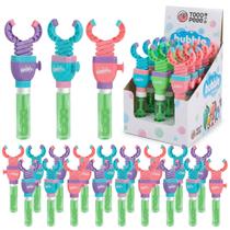 Kit 54 Bolhas De Sabão Com Mão De Agarrar Brinquedo Interativo Para Lembrancinha