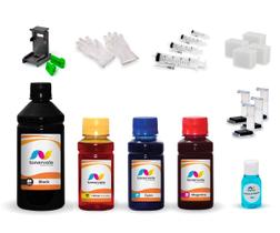 Kit 550ml De Tinta Compatível Para HP 1210 56 e 57