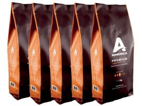 Kit 5kg Café Grãos América Premium