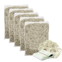 Kit 5Kg Elástico De Látex Borracha N18 Para Dinheiro Pacote 1Kg Cada Cor Bege