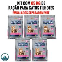 Kit 5kg Ração Para Gato Filhote Premium Billy Cat Select