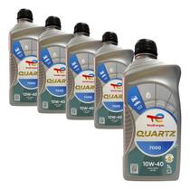 Kit 5l Óleo Motor Total Quartz 7000 Sn 10w40 Semissintético