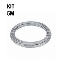 Kit 5m Cabo de Aco Galvanizado 5/16 Af 6 X 19 Vonder Kit 5m Cabo de Aco Galvanizado 5/16 Af 6 X 19 Vonder