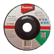 Kit 5PC Disco de Desbaste Abrasivo Para Alvenaria 4.1/2 X 1/4 X 7/8 D-19875 Makita