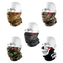 Kit 5pçs Buff Elastic Mask Lenço Banda de Pesca Matadeira