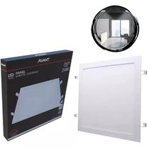 Kit 5Pçs Painel Plafon Led 24W Quadrado Embutir Branco 29X29 Kit 5Pçs Painel Plafon Led 24W Quadrado Embutir Branco 29X29