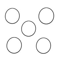 Kit 5un Anel Oring 75,87X2,6mm Compatível com Lavadora Jacto J7000