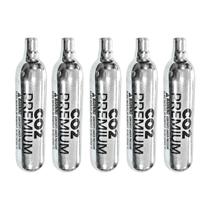 Kit 5un Cápsula Cilindro Descartável de Pressão para Airsoft CO2 Premium 12g Kit 5un Cápsula Cilindro Descartável de Pressão para Airsoft CO2 Premium 12g
