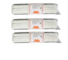 Kit 5Un Elástico Chato Branco Numero 14- 0.7Mm De 10 Metros