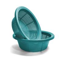 Kit 5un Escorredor Plastico Multiuso Lava Tudo Massas Frutas Legumes