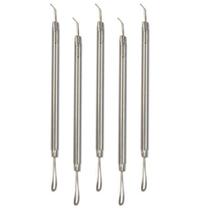 Kit 5un extrator profissional estética inox ponta dupla santa clara Kit 5un extrator profissional estética inox ponta dupla santa clara