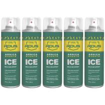 Kit 5UN gelo em spray arnica sports ice 280ML dágua natural - D'Água Natural