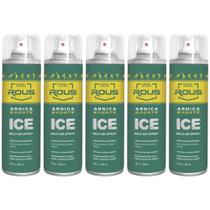 Kit 5UN gelo em spray arnica sports ice 280ML dágua natural