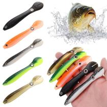 Kit 5un Isca Artificial Soft Silicone Jig Dourado Traíra Tucunaré Pesca
