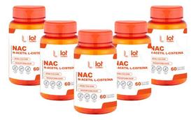 Kit 5un Nac 600mg 60 Cápsulas