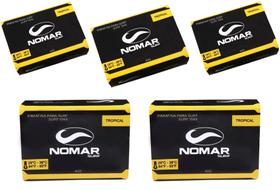 Kit 5Un Parafina Nomar Surf Água Tropical 40G