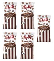 Kit 5un Pipoca Pop Up sabor Chocolate 50g Especial