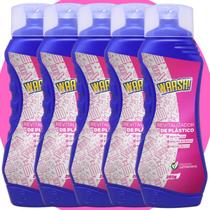 Kit 5un Revitalizador de Plastico Radiex Waash Proteção UV Brilho