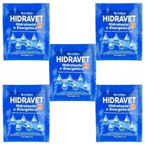 Kit 5un Suplemento Hidratante e Energético Hidravet 10g