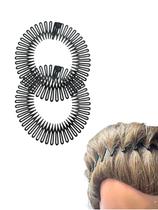 kit 5un Tiara Bell Pente Preta Prendedor De Cabelo Pente