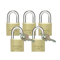 Kit 5und Cadeado De Latão Lt30 30mm Pado