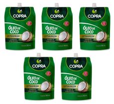 Kit 5uni Óleo de Coco Extravirgem 500ml pouch - Copra Kit 5uni Óleo de Coco Extravirgem 500ml pouch - Copra