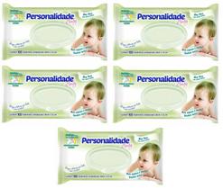 Kit 5uni Toalha Umedecida Personalidade Baby Kit 5uni Toalha Umedecida Personalidade Baby