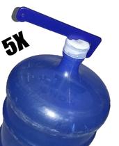 kit 5x Abridor Galão Garrafão Tampa Água Mineral 20 Litros Original - PLASTIFAZ