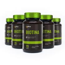 Kit 5X Biotina - 70 Cápsulas