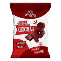 Kit 5x Biscoito de Proteína Sabor Chocolate Wheyviv 45g Kit 5x Biscoito de Proteína Sabor Chocolate Wheyviv 45g