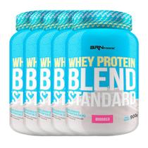 Kit 5X Blend Standard 900G - Morango - Brn Foods