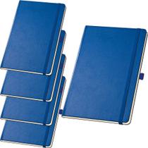 Kit 5x Caderneta de Anotações 12x18cm 80 Fls Sem Pauta Azul Kit 5x Caderneta de Anotações 12x18cm 80 Fls Sem Pauta Azul