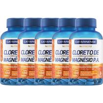 Kit 5X Cloreto de Magnésio PA - 100 Comprimidos - Catarinense Nutrição Kit 5X Cloreto de Magnésio PA - 100 Comprimidos - Catarinense Nutrição