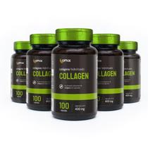 Kit 5X Collagen Peptan - 100 Cápsulas - Omix