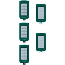 Kit 5x controle para motores de portão tx play verde garen