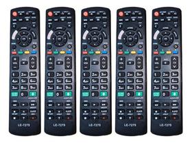 Kit 5x Controle Remoto Compatível Com Tv Panasonic Tnqe299cs