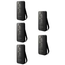 Kit 5x controle transmissor tx max preto 433mhz - garen Kit 5x controle transmissor tx max preto 433mhz - garen