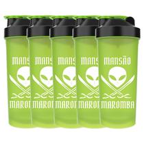 Kit 5X Coqueteleira Diabo Verde Mansão Maromba - 600ml Verde - FTW Kit 5X Coqueteleira Diabo Verde Mansão Maromba - 600ml Verde - FTW